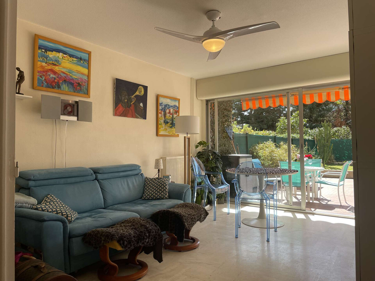 Appartement rez-de-jardin 4 pers., piscine & tennis à Antibes - Photo 5