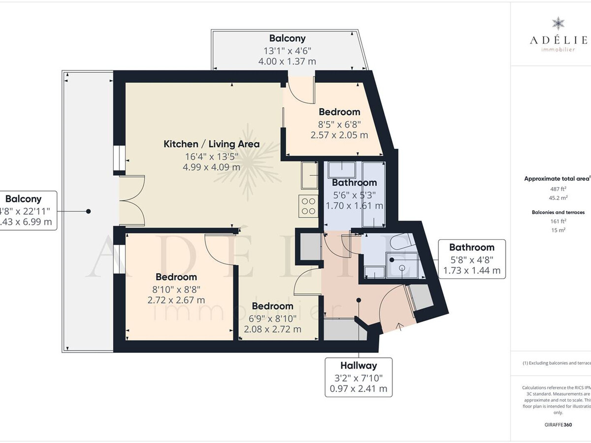 Appart 2P + Cabine 46m² skis aux pieds - 2 balcons - Photo 13