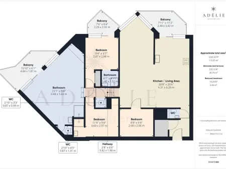 Appartement 5 pièces 4*, 150 m des pistes à La Rosière : photo 24