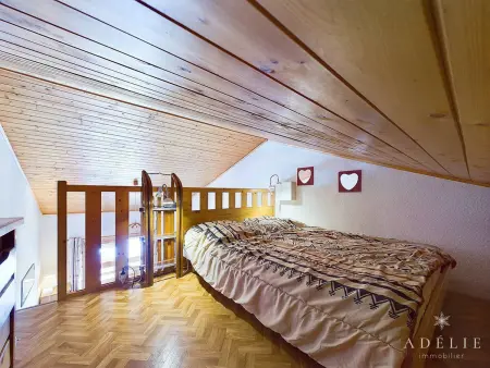 Studio cabine et mezzanine 4 pers, balcon sud à La Rosière : photo 6