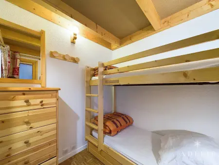 Studio cabine et mezzanine 4 pers, balcon sud à La Rosière : photo 8