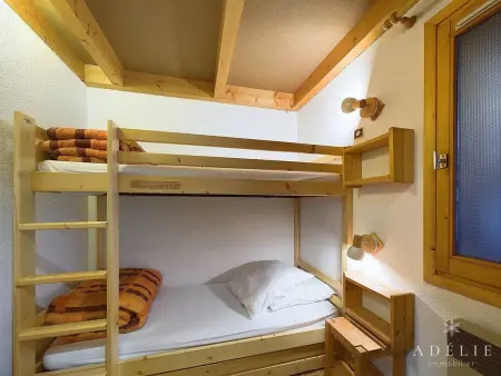 Studio cabine et mezzanine 4 pers, balcon sud à La Rosière : photo 9