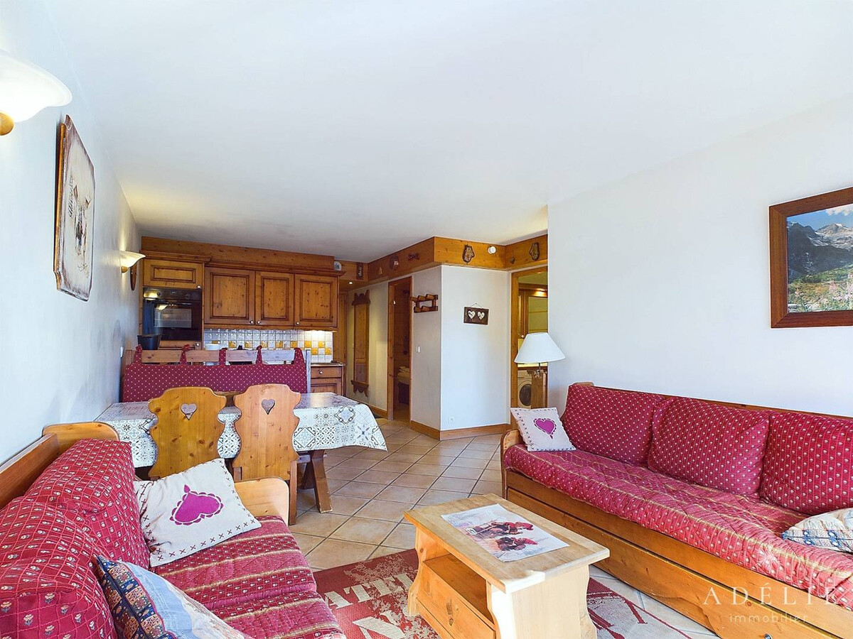 Appartement 3 pièces balcon sud, 350 m des pistes - Photo 2