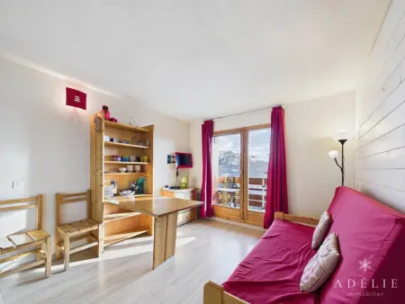 Location appartement à Montvalezan La Rosière, Studio refait à neuf 4 pers, Sud-Ouest, centre-station, proche commerces et remontées mécaniques