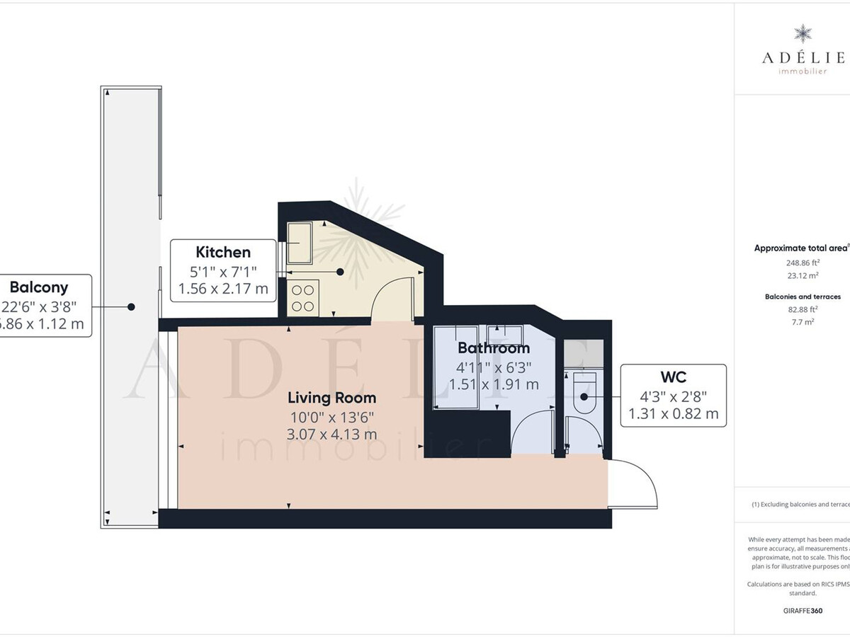 Studio 4 pers. centre La Rosière, 150m remontées - Photo 11