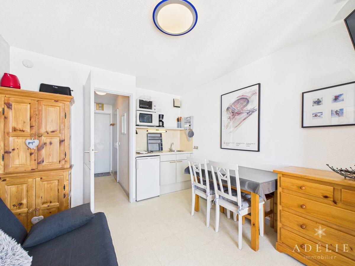 Studio 4 pers. pieds des pistes, parking, balcon sud - Photo 2
