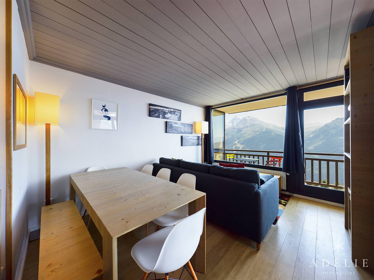 3 pièces rénové, 2 balcons sud, 350m des pistes - Photo 1