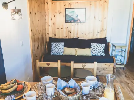 Appartement cosy 6 pers avec piscine, sauna et accès direct aux pistes - Les Orres 1800 : photo 4