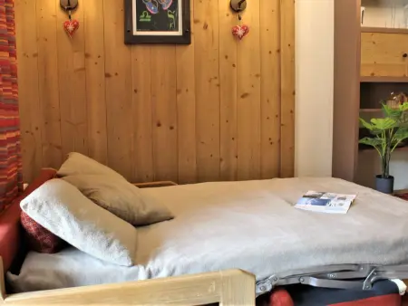 Appart 2 pièces Risoul 1850 : piscine, sauna, pied des pistes : photo 6