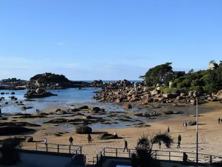 Location appartement à Perros Guirec, Appartement 3 chambres sur la plage à Perros-Guirec