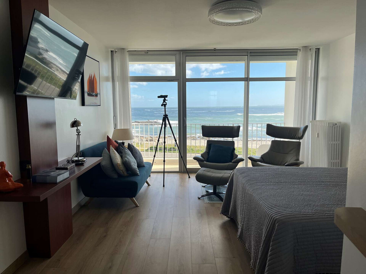Studio rénové 35m² à Quiberon, loggia vue mer - Photo 1