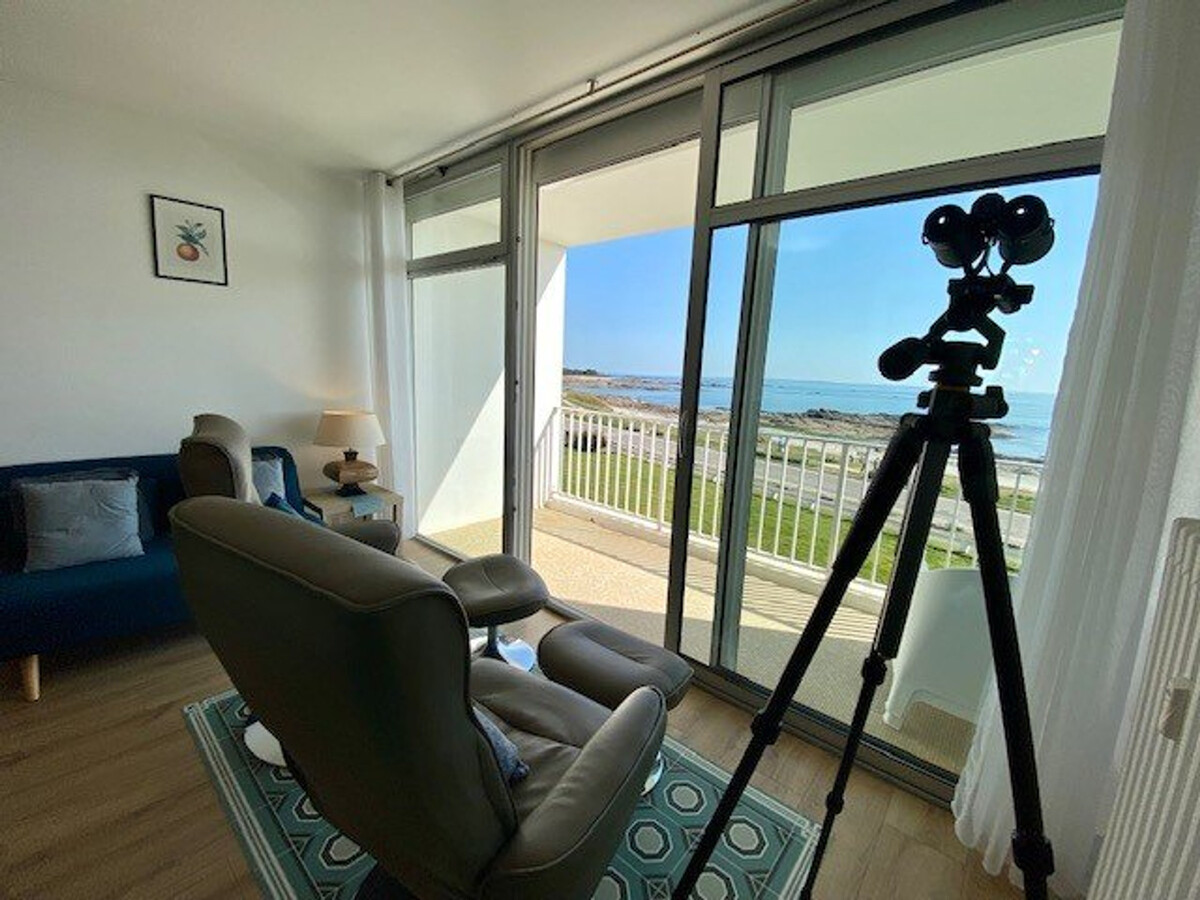 Studio rénové 35m² à Quiberon, loggia vue mer - Photo 6