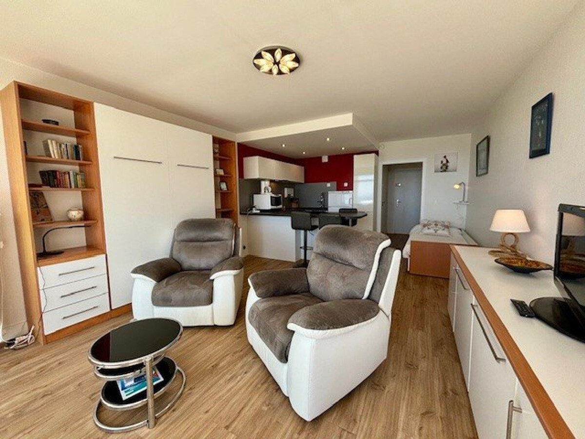 Studio vue mer 35m² avec balcon sud à Quiberon - Photo 2