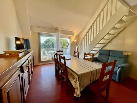 Location appartement à Quiberon, Quiberon: Duplex Calme, 3 Pièces, Animaux Bienvenus