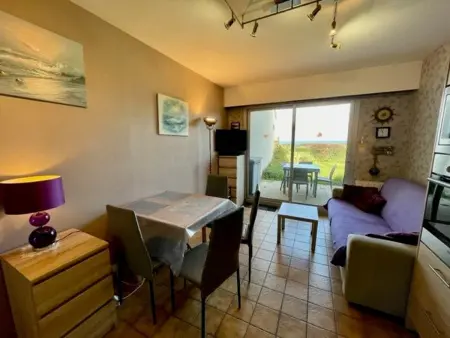Appartement 2P vue mer à 50m de la plage, Kerhostin : photo 3