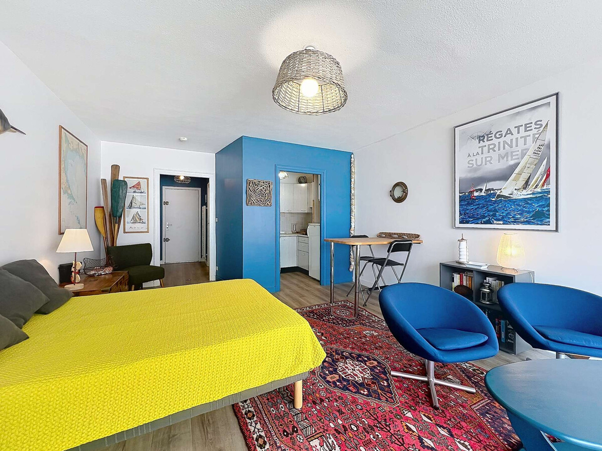 Studio rénové 33m² vue mer avec balcon à Quiberon - Photo 3