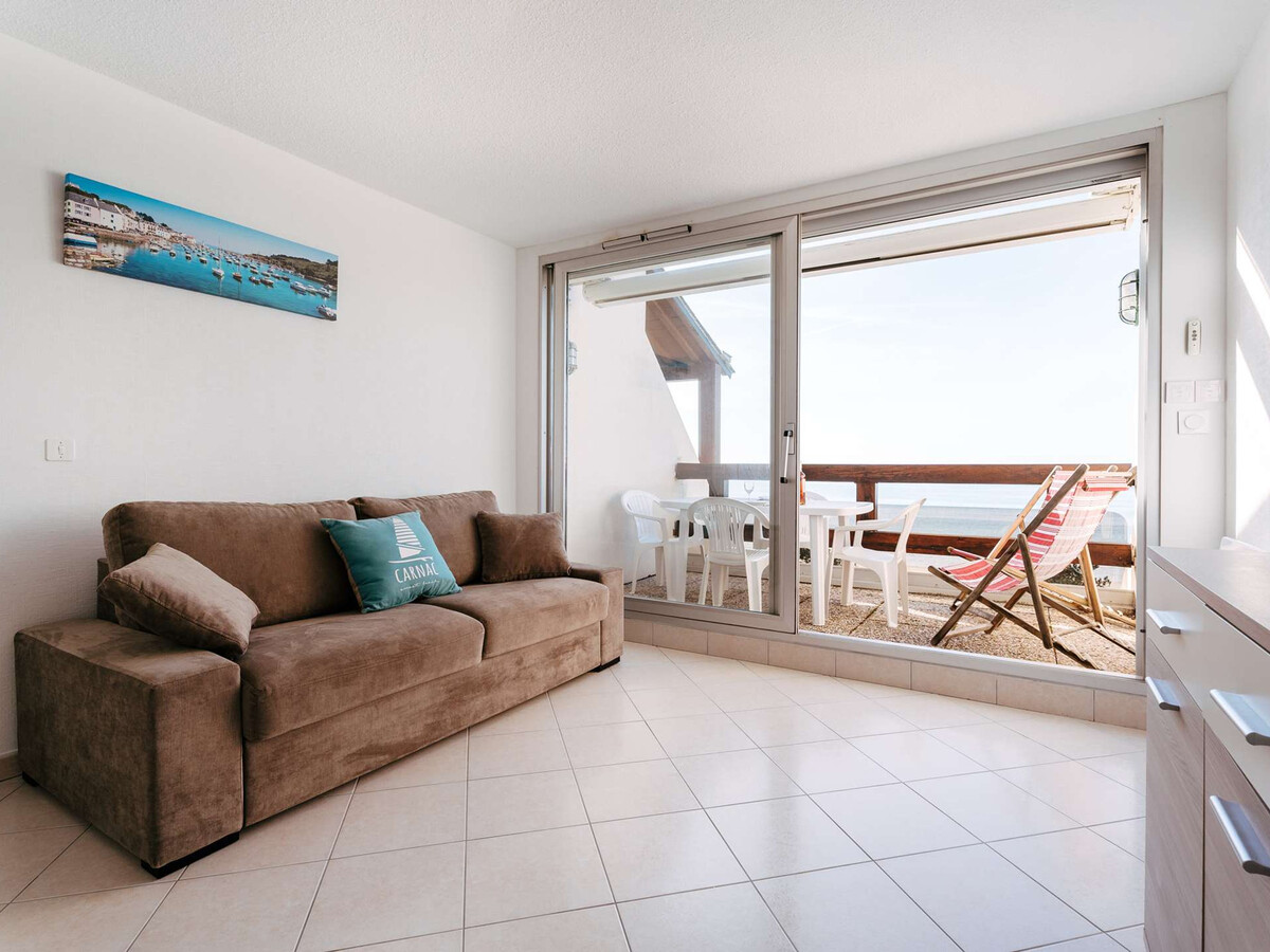 Studio face Grande Plage Carnac, balcon sud & parking - Photo 3