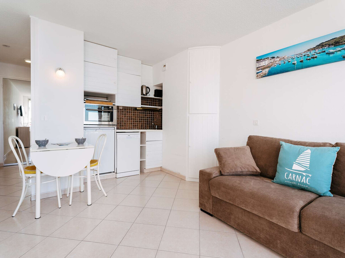 Studio face Grande Plage Carnac, balcon sud & parking - Photo 4