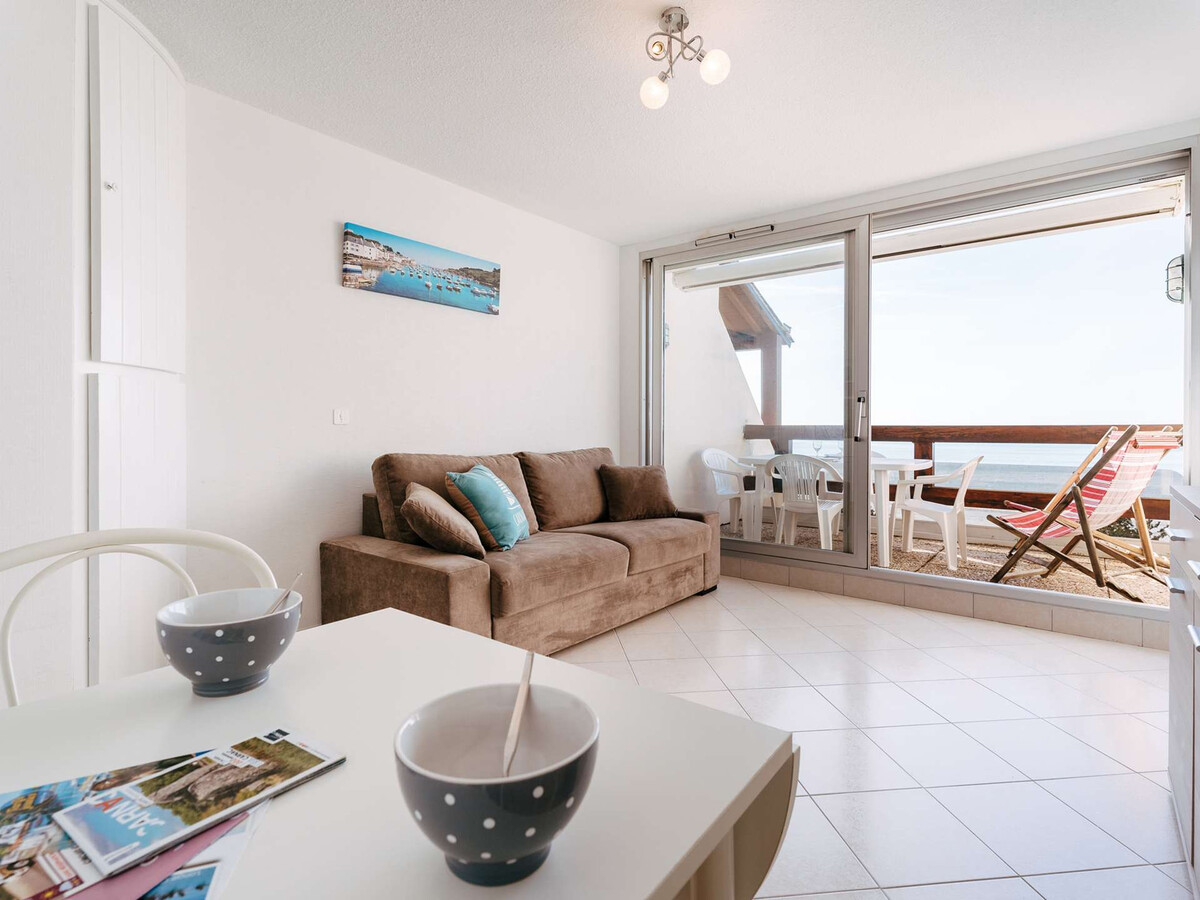 Studio face Grande Plage Carnac, balcon sud & parking - Photo 6