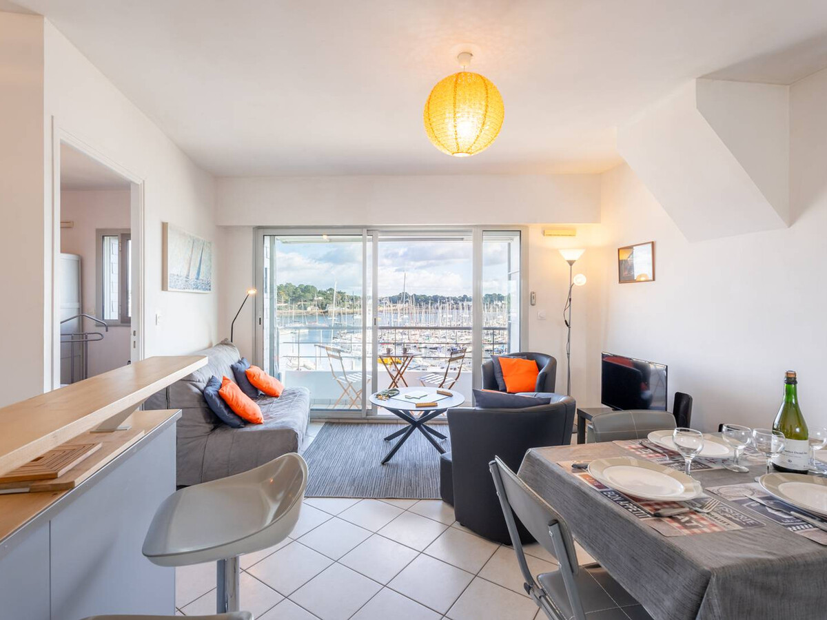 T2 vue port à La Trinité-sur-Mer, 4 pers., balcon SE - Photo 4