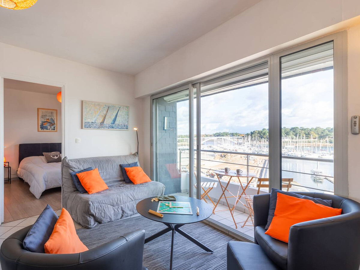T2 vue port à La Trinité-sur-Mer, 4 pers., balcon SE - Photo 8