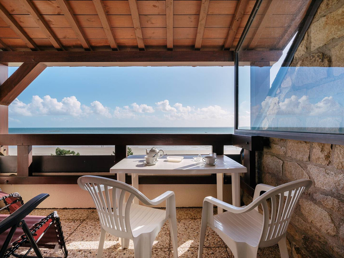 Studio vue mer Carnac, loggia sud, face Grande Plage - Photo 1