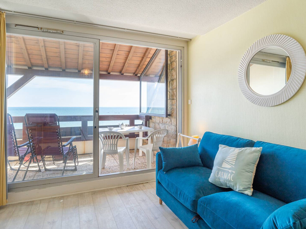 Studio vue mer Carnac, loggia sud, face Grande Plage - Photo 6