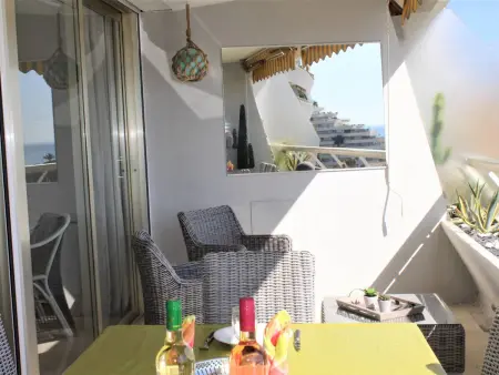 Appt moderne 2P vue mer, terrasse, parking, Villeneuve-Loubet : photo 8