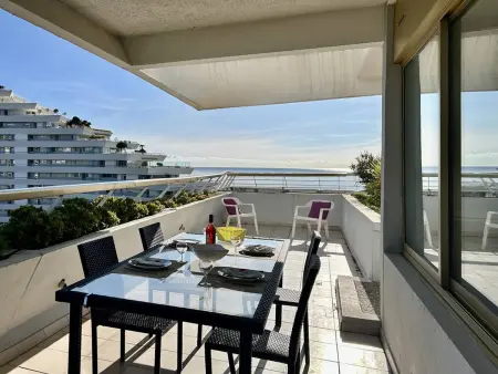 Appart 60m² vue panoramique Marina Baie des Anges, 8e étage : photo 11