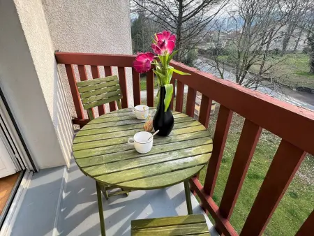 T1 Bis lumineux Cambo-les-Bains, balcon et parking : photo 10
