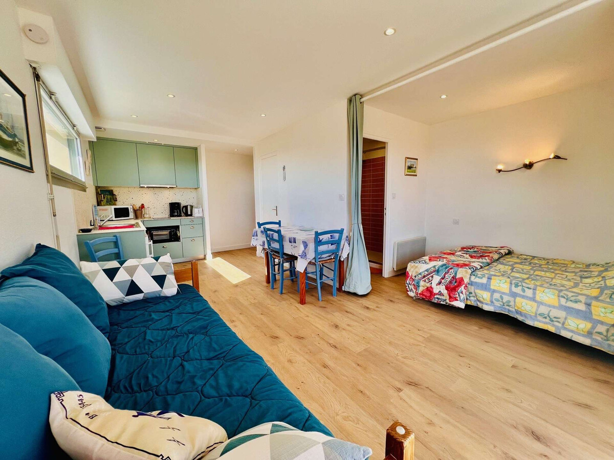 Studio vue mer 4 pers à Quiberon, 190m plage - Photo 1