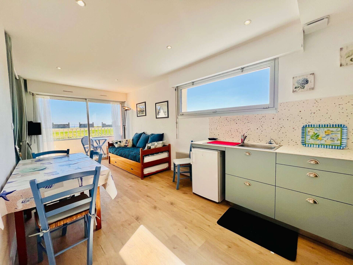 Studio vue mer 4 pers à Quiberon, 190m plage - Photo 2