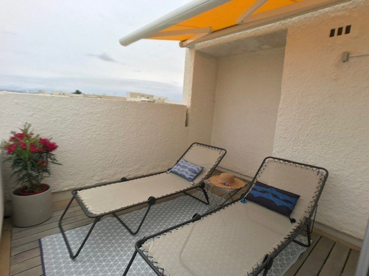T3 face mer avec terrasse panoramique au Barcarès - Photo 6