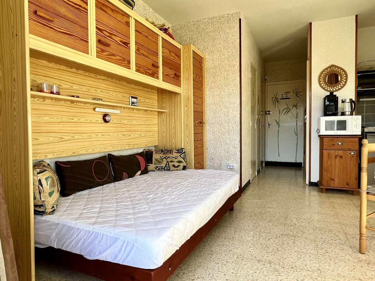 Studio cabine 4 pers. avec terrasse à Argelès-sur-Mer - Photo 6