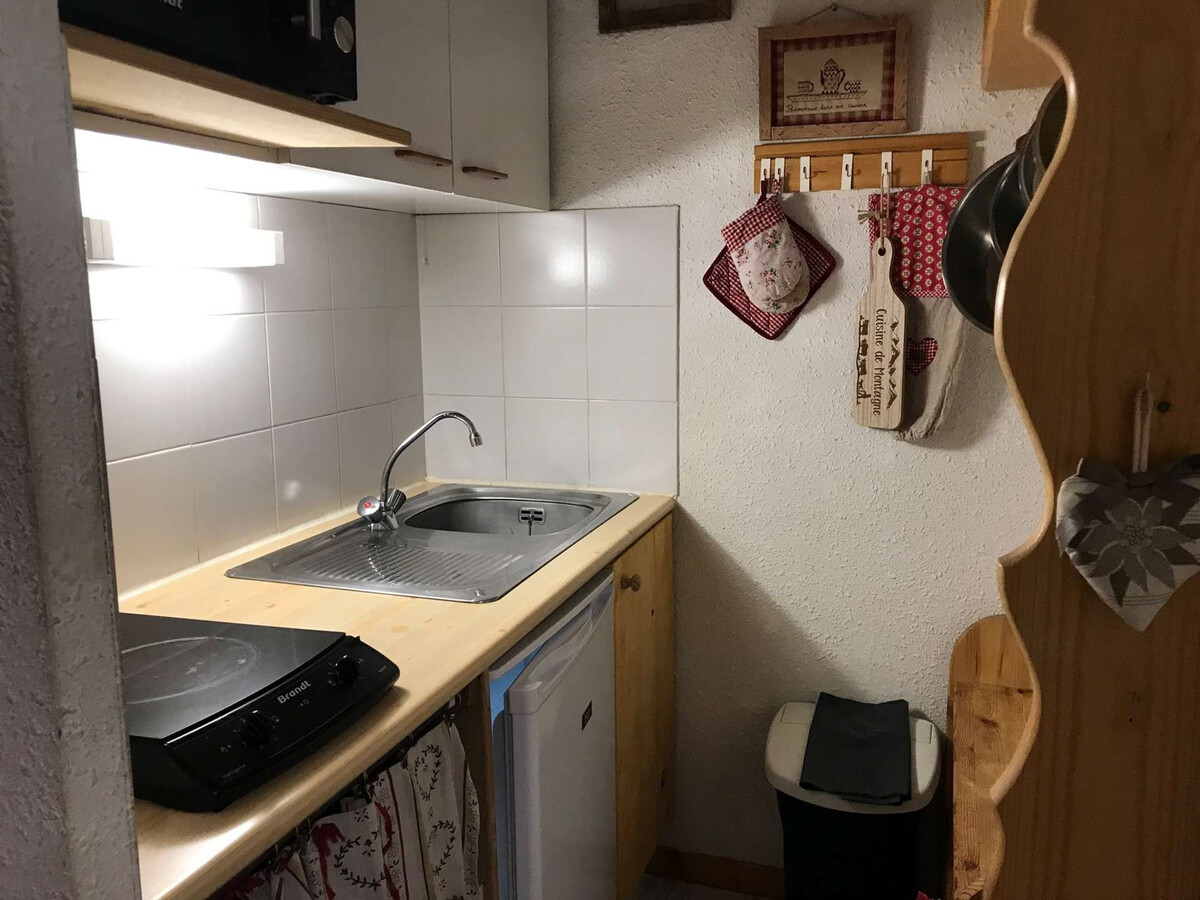 T2 cabine 28m² à 50m des pistes, piscine été - Photo 3