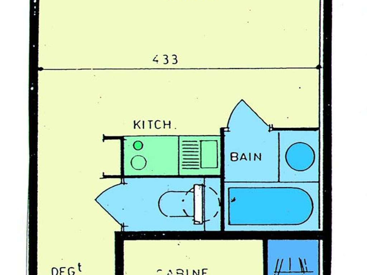 T2 cabine 33m² à 50m des pistes, piscine été - Photo 15