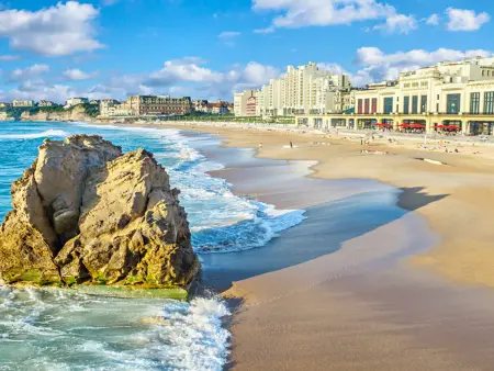 Studio cosy à Biarritz avec vue sur l'océan, 2e étage, ascenseur : photo 16