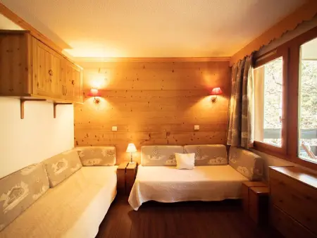 Studio divisible 27m² avec balcon, Valmorel