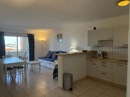 Appartement 3 pièces climatisé à 150 m de la plage : photo 4