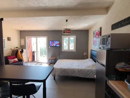Studio vue mer avec piscine à Sari-Solenzara : photo 4