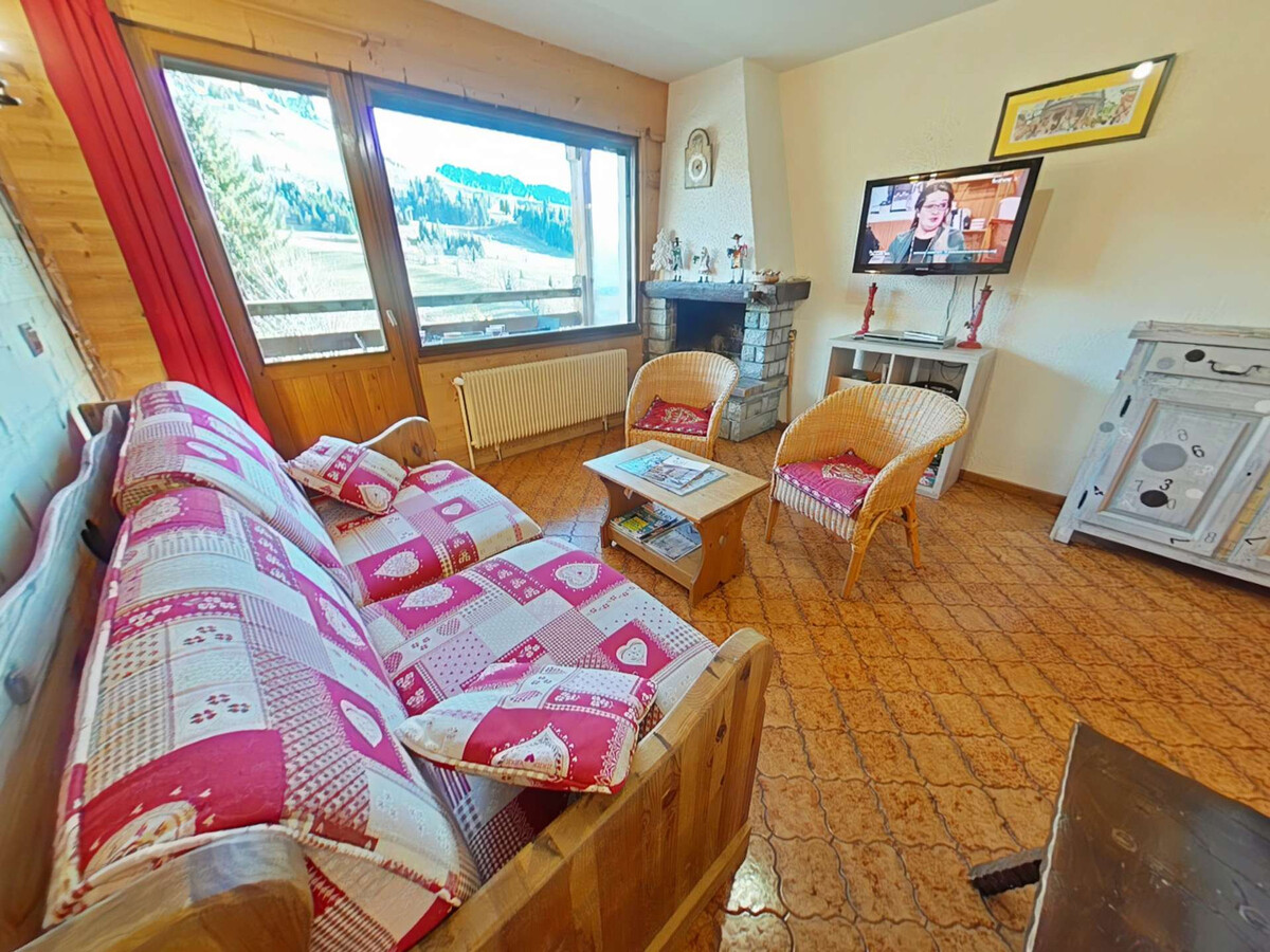Appt 1 chambre, cheminée et balcon sud au Grand-Bornand - Photo 2