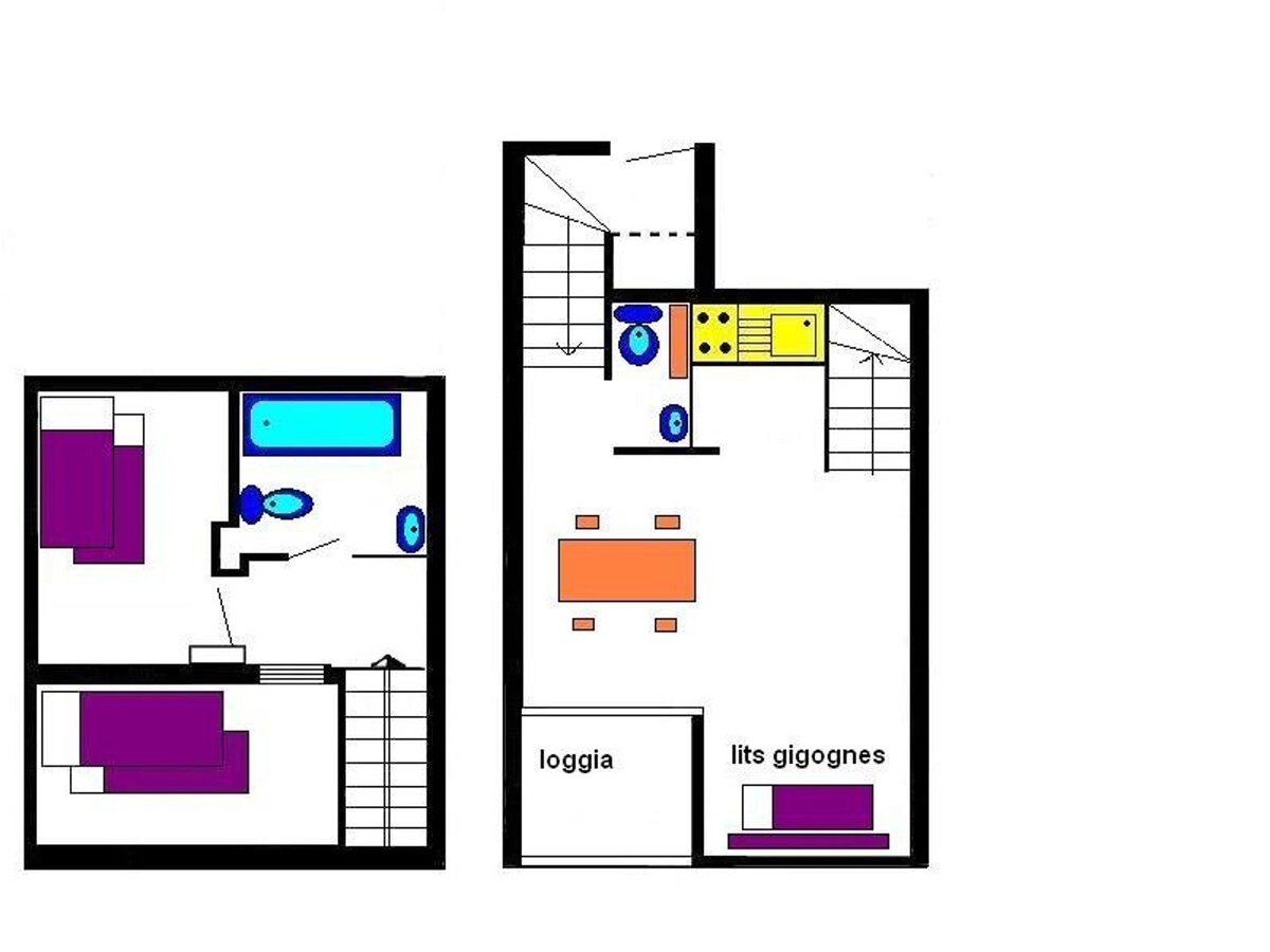Duplex 6 pers. Vars, pistes à 20m, loggia Sud-Est - Photo 21