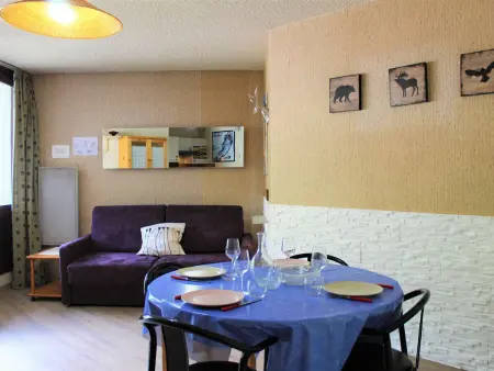 Location appartement à Vars, Studio Cabine 4 Pers. avec Balcon, au Pied des Pistes à Vars Les Claux