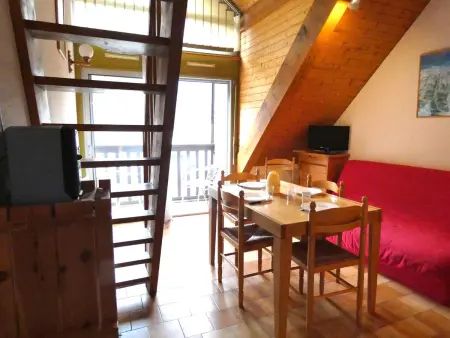 Duplex 6 personnes avec balcon, Saint-Lary-Soulan, près des pistes, parking et casier à ski - Photo 3