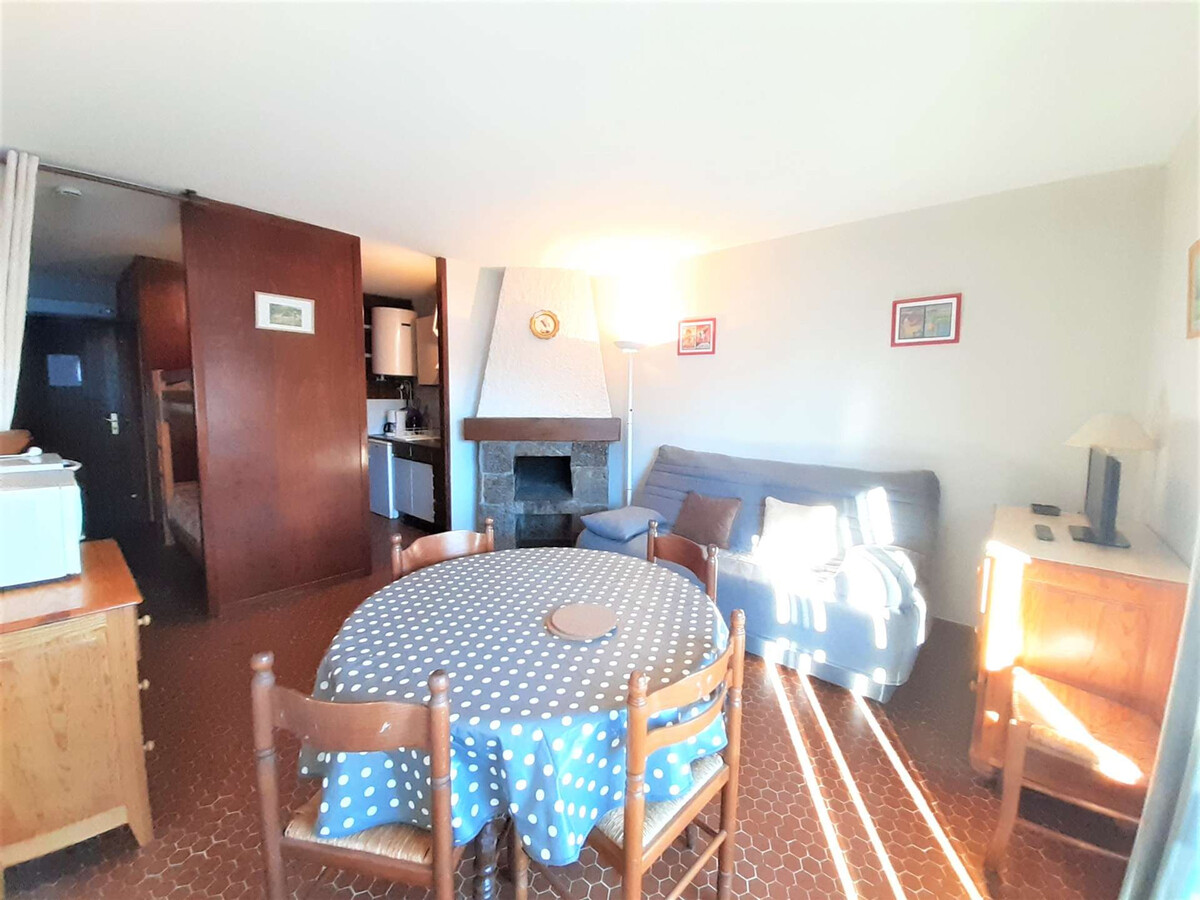 Studio 4 pers Pla d'Adet, balcon sud, vue station - Photo 4