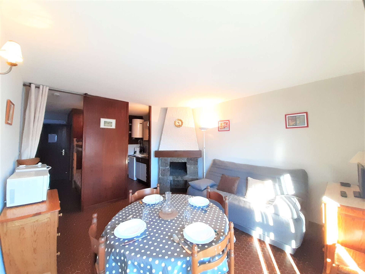Studio 4 pers Pla d'Adet, balcon sud, vue station - Photo 6