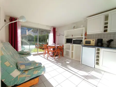 T2 6 pers. au rez-de-chaussée, terrasse sud à Saint-Lary-Soulan : photo 4