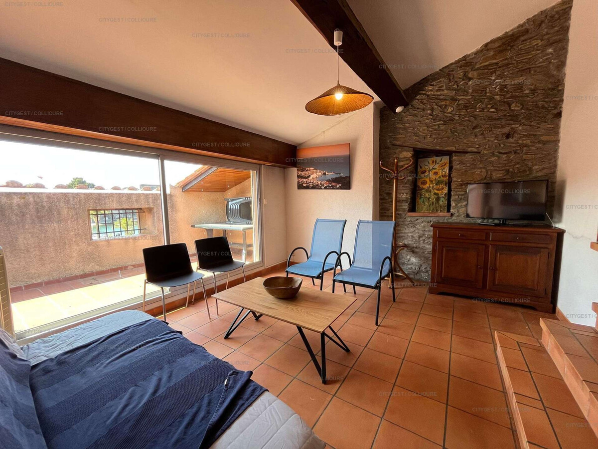 Appartement 80m² à Collioure, terrasse vue mer et parking - Photo 3
