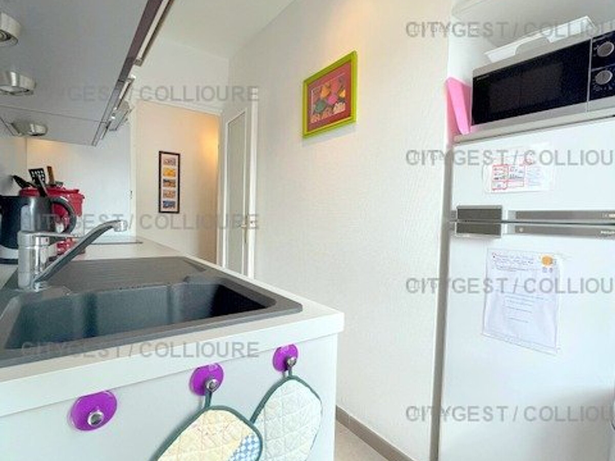 Appartement climatisé 4 pers. à Collioure, piscine et tennis - Photo 18