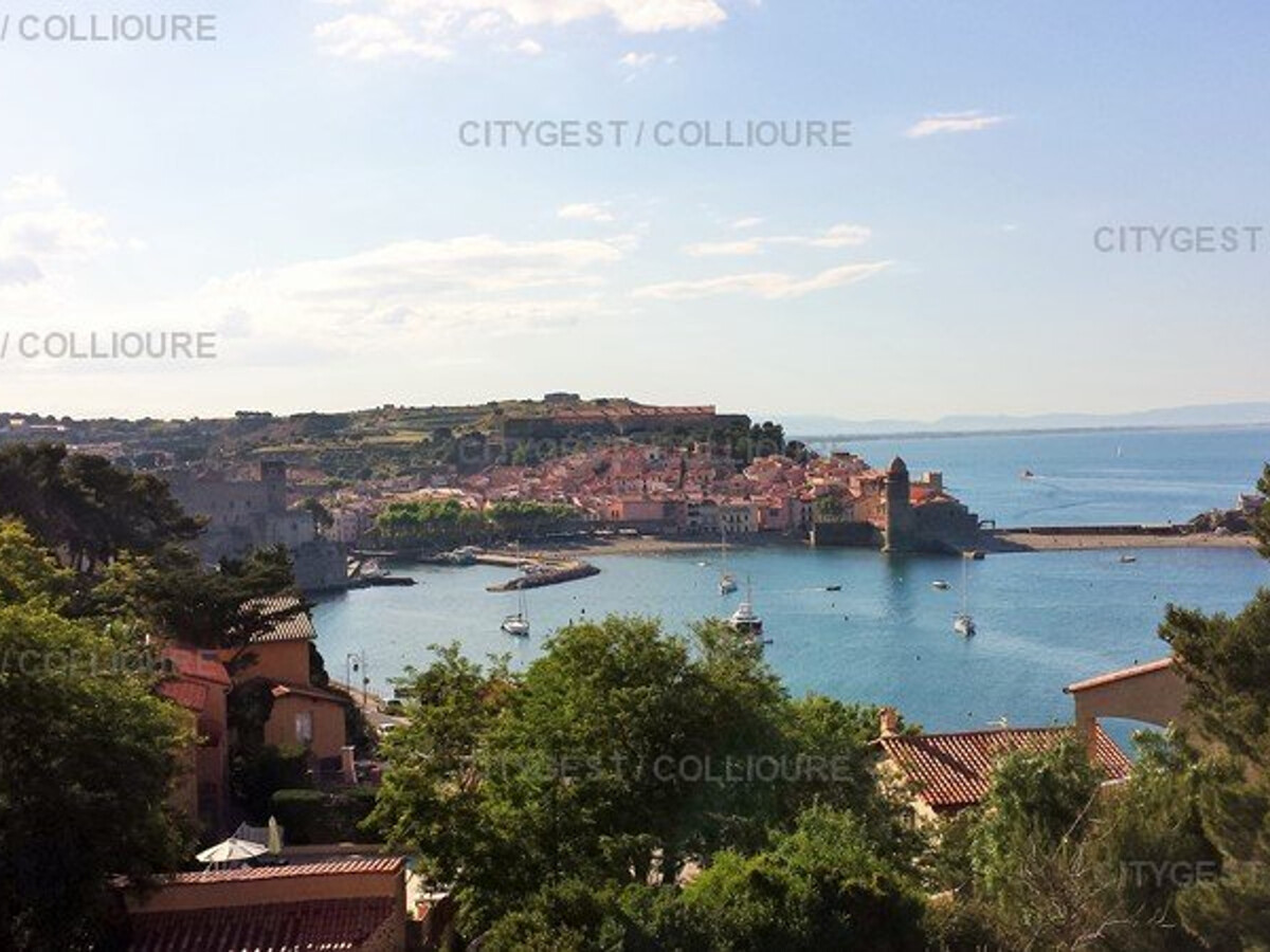 F2 Collioure vue baie, piscine et parking - Photo 11